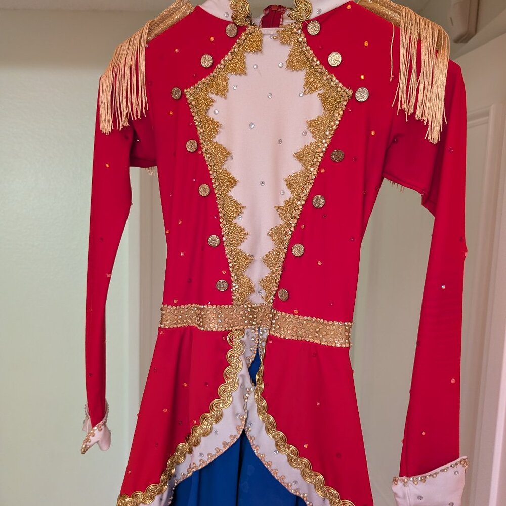 Gorgeous custom made figure skating dress